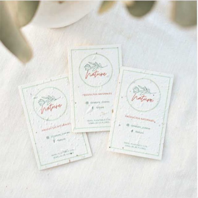 TARJETAS PLANTABLES